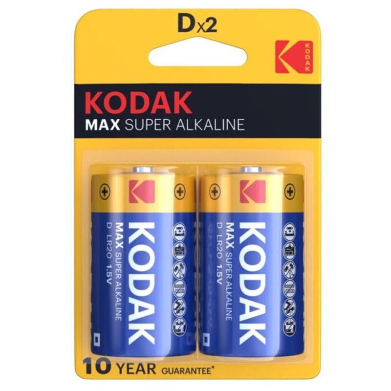 Kodak Max Alkaline Battery D Lr20 2 Unit