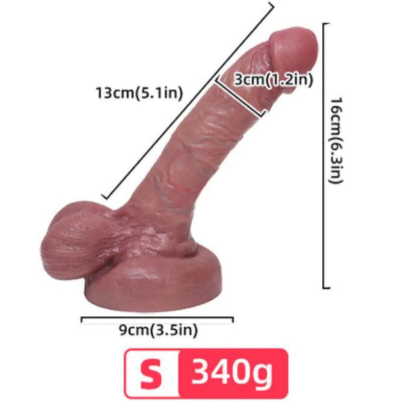 Armony - realistic liquid silicone dildo 13 cm 1