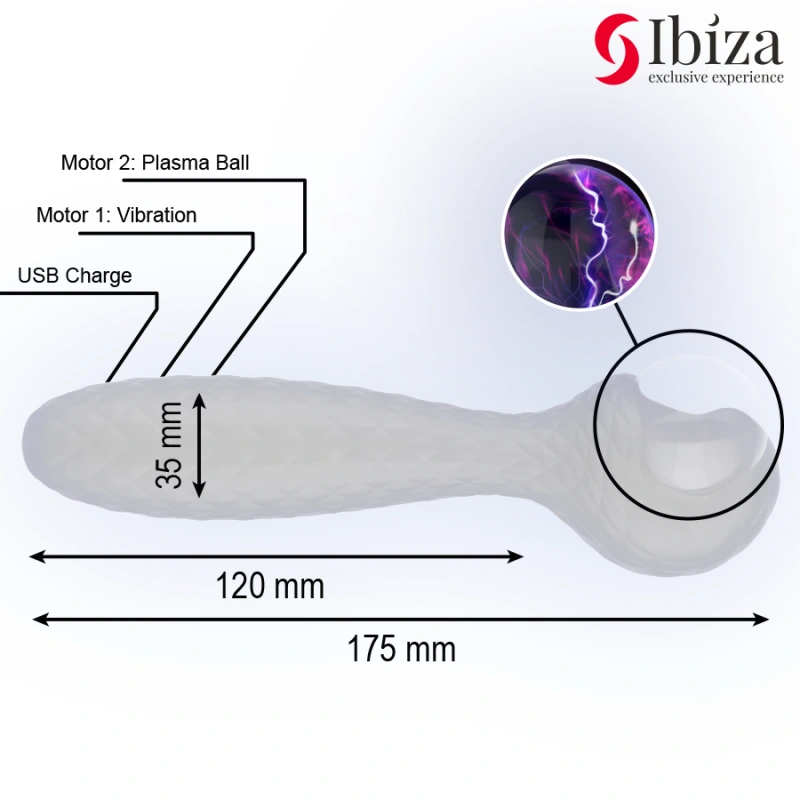 Ibiza - plasma sphere vibrator and stimulator 4