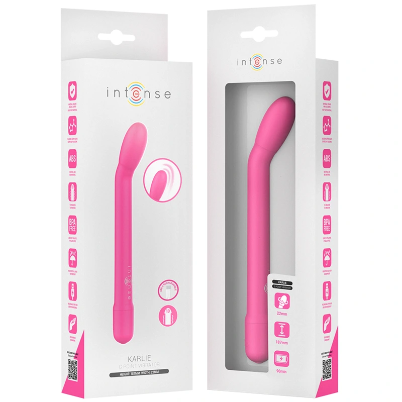 Intense - karlie rechargeable g-spot stimulator pink 7