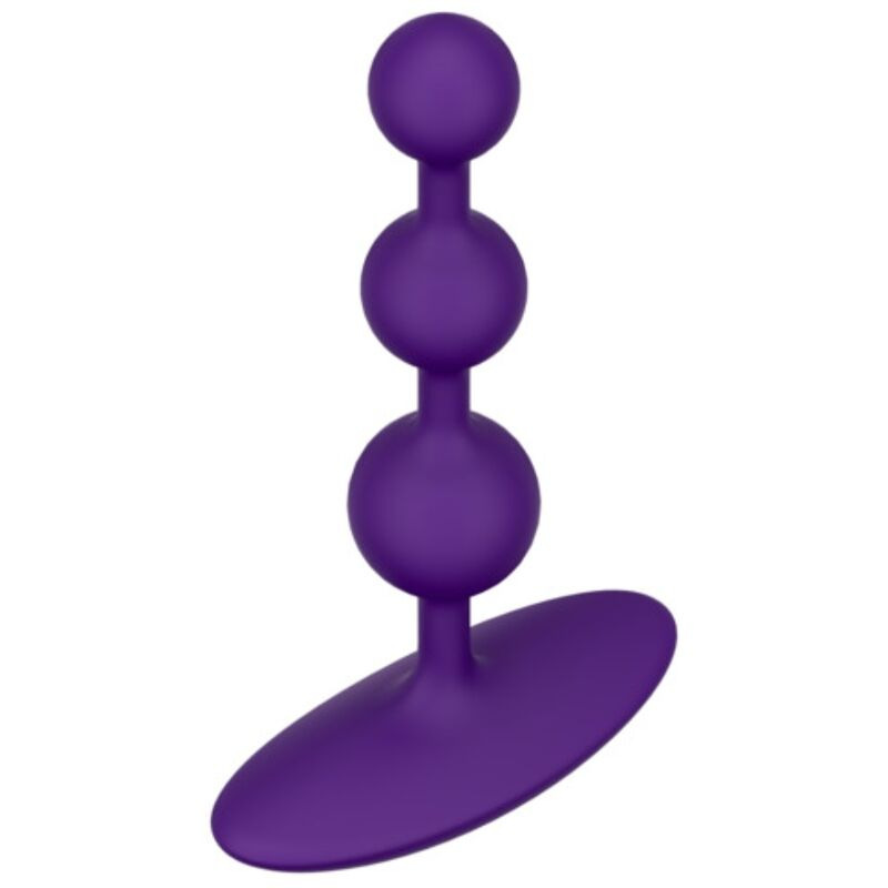 Romp - amp purple flexible silicone anal beads 12.5 cm purple 1