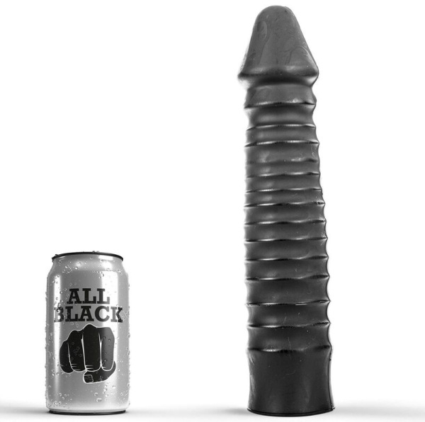 All black - dildo 26 cm