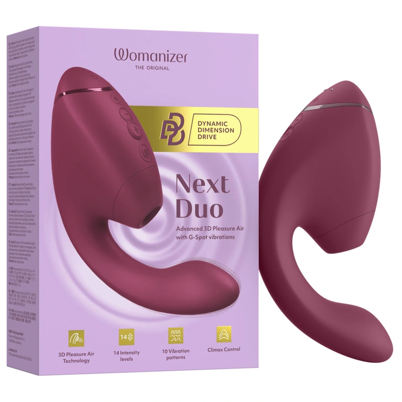 Womanizer - duo next dual clitoral & g-spot stimulator dusky pink 17