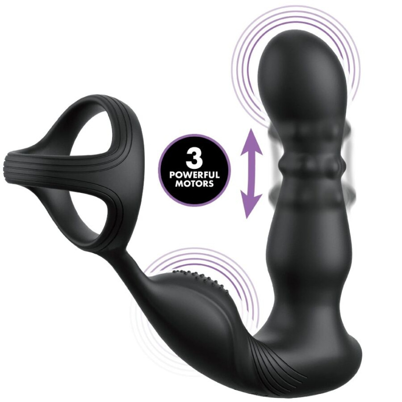 Anal fantasy elite collection - vibrating anal ring and massager with remote control