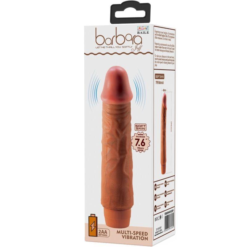 Baile - jeff realistic vibrator 19.5 cm mulatto 5