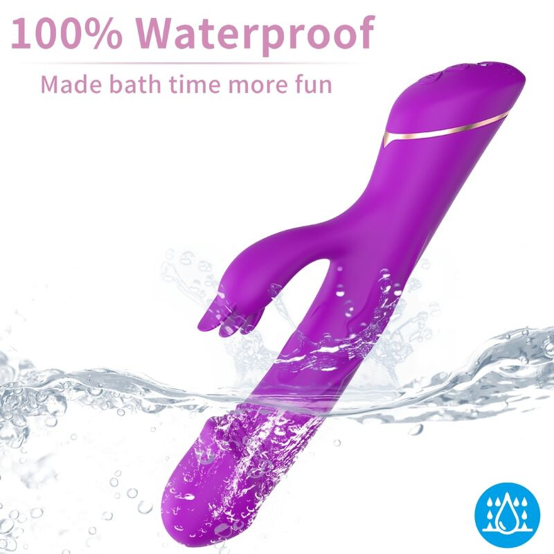Armony - dildo vibrator rabbit silicone purple 2