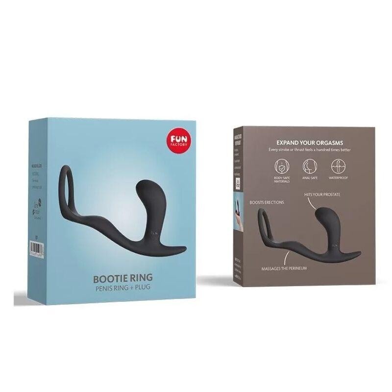 Fun Factory - Bootie Ring Lovering With Butt Plug Slate 2