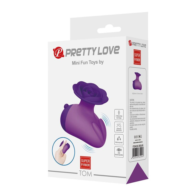 Pretty love - rechargeable clitoral stimulator 7 modes purple 1