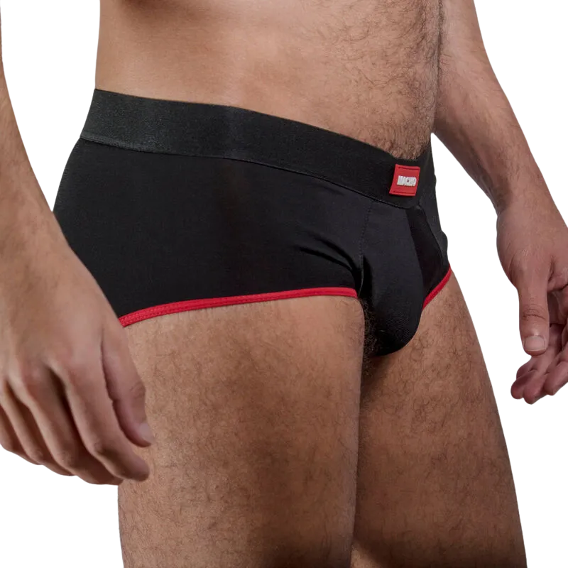 Macho Ms24a Slip Brief Dark Red M 1