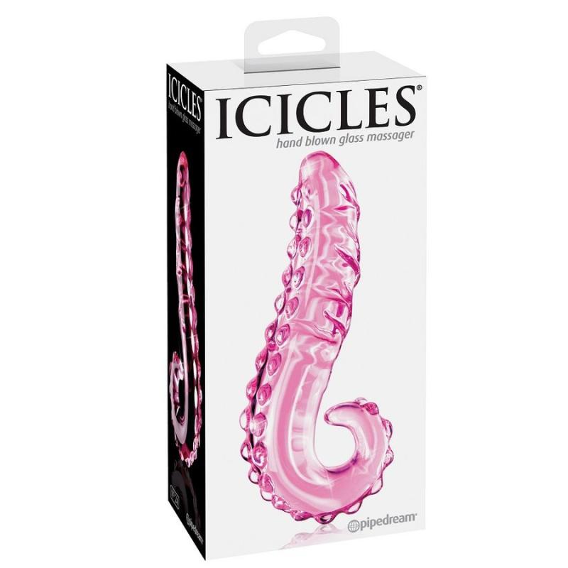 Icicles Number 24 Hand Blown Glass Massager 3