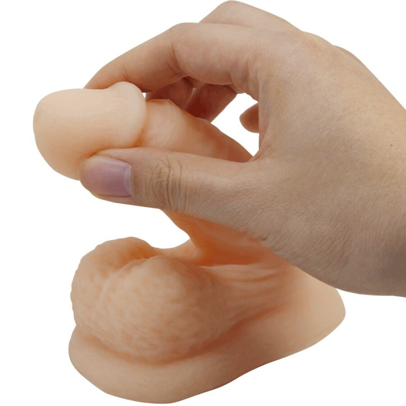 Pretty love - wildon ultra realistic and elastic dildo 10 cm natural 5