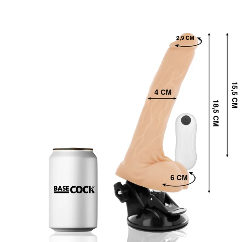 Basecock Bendable Remote Control Natural 18.5cm - Vibrátor 1