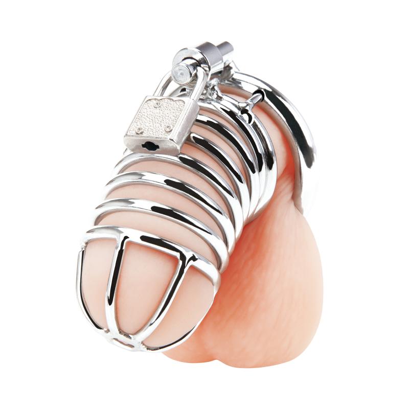 Blueline - Deluxe Chastity Cage Silver