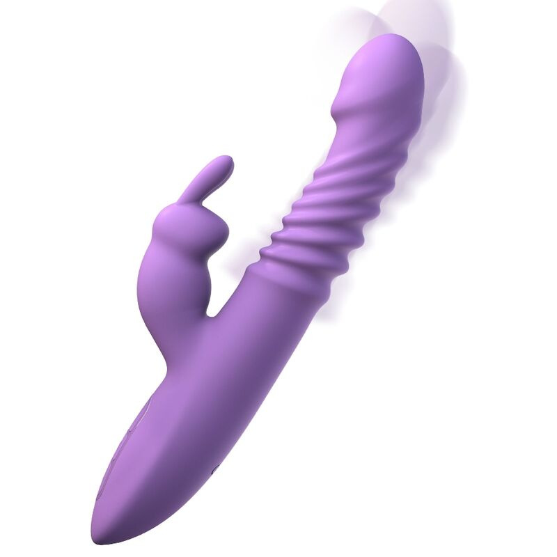 Fantasy for her - rabbit clitoris stimulator with heat oscillation and vibration function violet 1