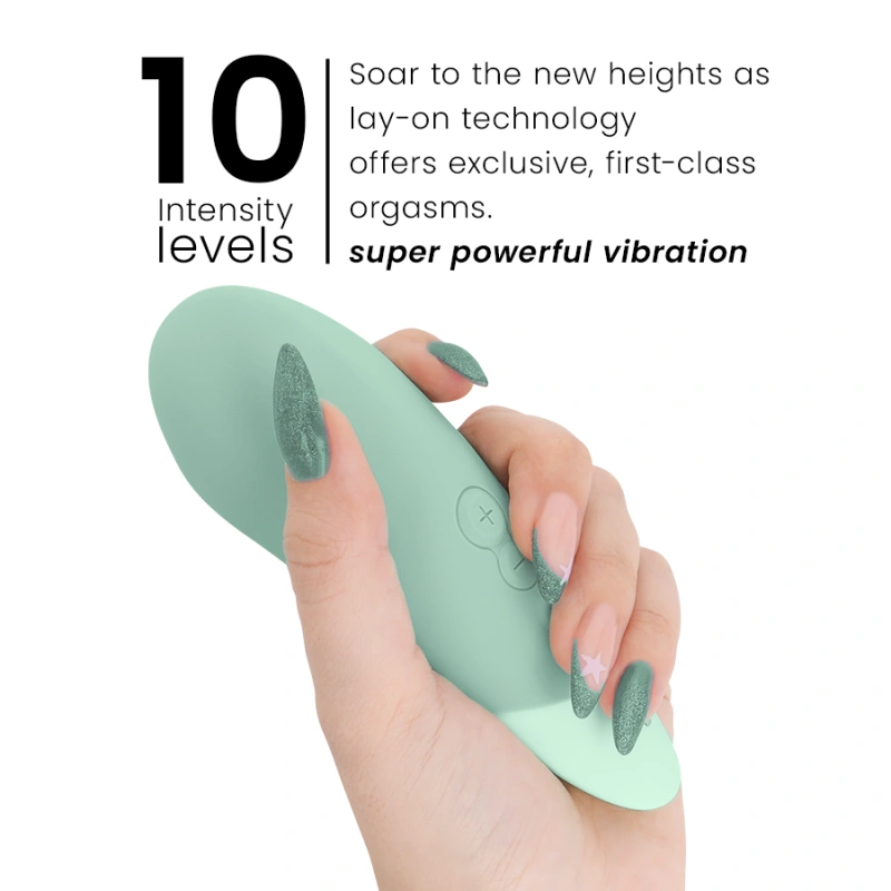 Womanizer - vibe lay-on silent vibrator sage 4