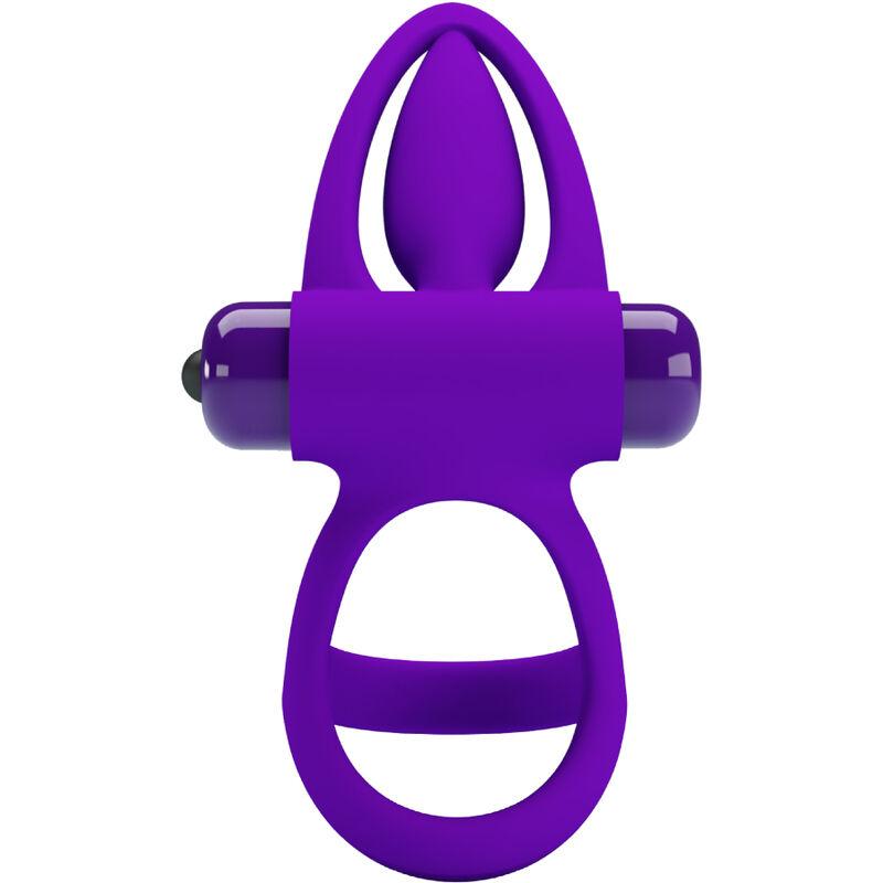 Pretty Love - Vibrator Ring 10 Vibrations Violet Silicone 3
