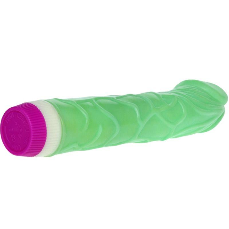 Waves Of Pleasure Vibrator Green 23 Cm 1