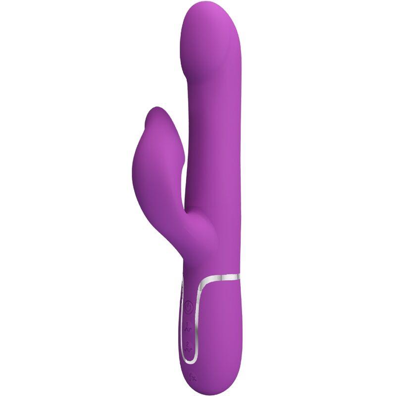 Pretty love - 4 in 1 multifunction vibrator & stimulator purple