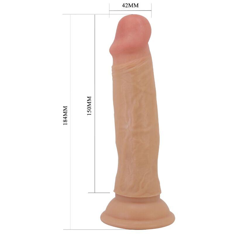 Pretty love - quentin realistic dildo 18 cm flesh 4