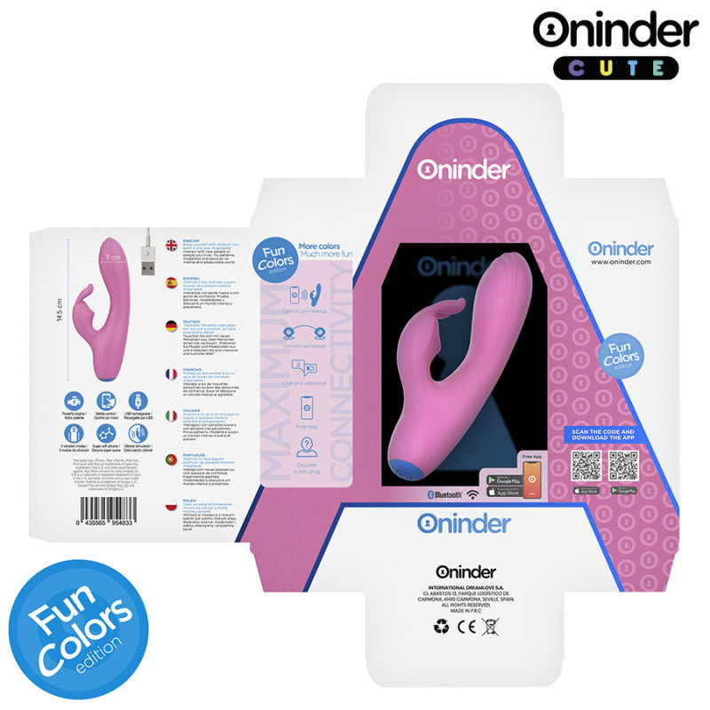 Oninder cute - love bunny vibrator g-spot clitoris - free worldwide app 6