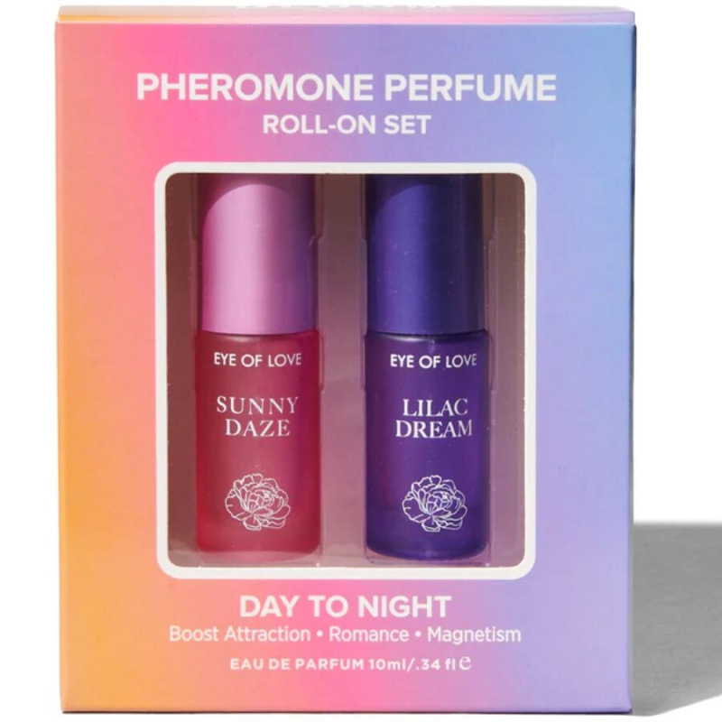 Eye of love - bloom day to night pheromone roll-on perfume set 2 x 5 ml 1