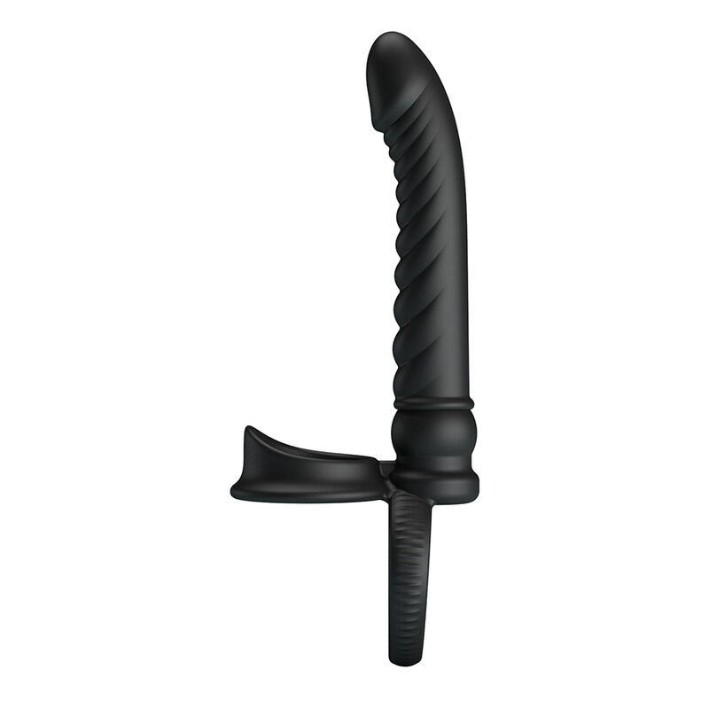 Pretty love - merritt anal vibrator with ring and vibration black 4