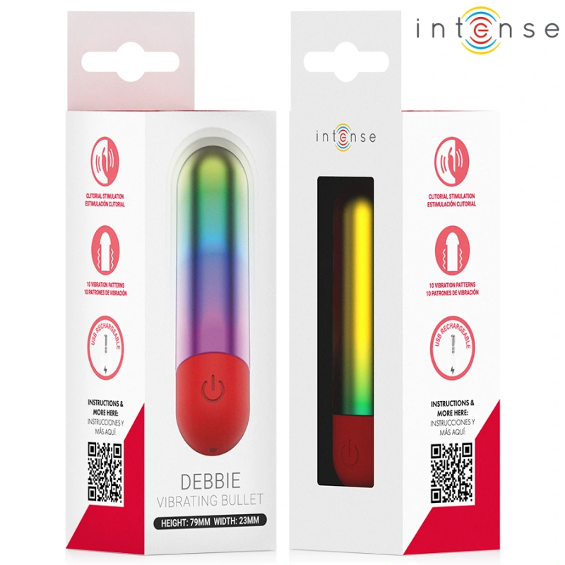 Intense - debbie rainbow clitoris vibrating bullet 4