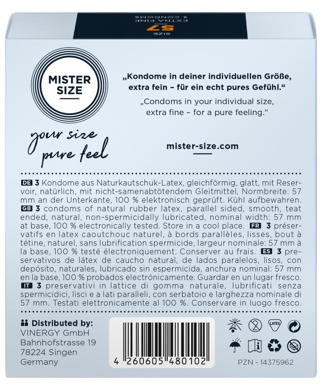 Mister.Size - 57 Mm Condoms 3 Pcs 2
