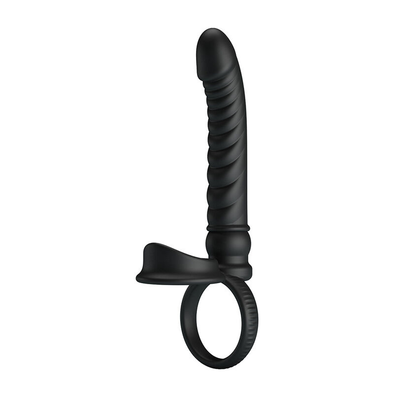 Pretty love - merritt anal vibrator with ring and vibration black 2