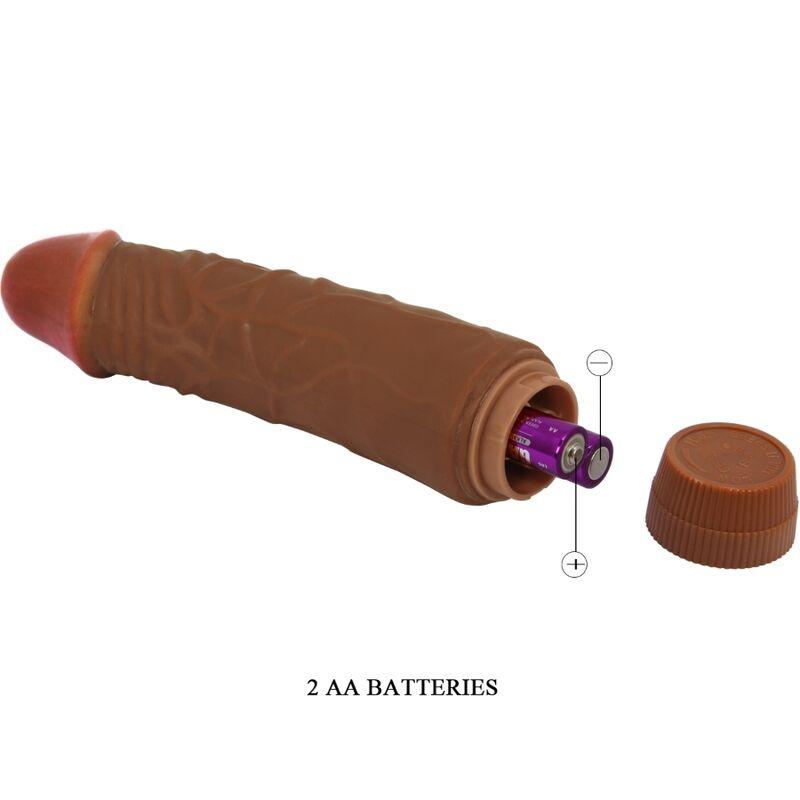 Baile - jeff realistic vibrator 19.5 cm mulatto 3