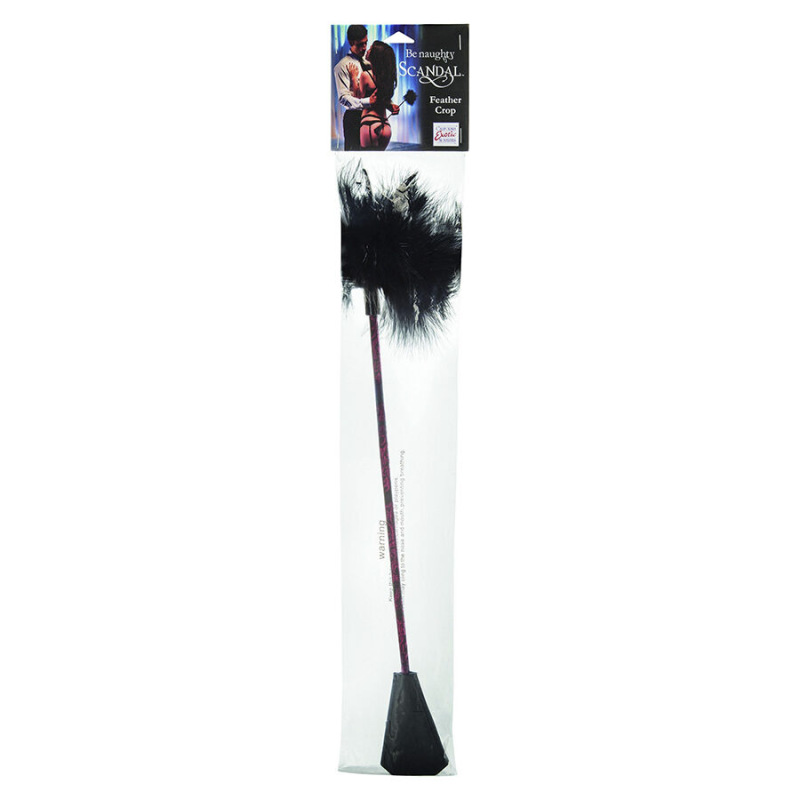 Calexotics - scandal black feather whip 1
