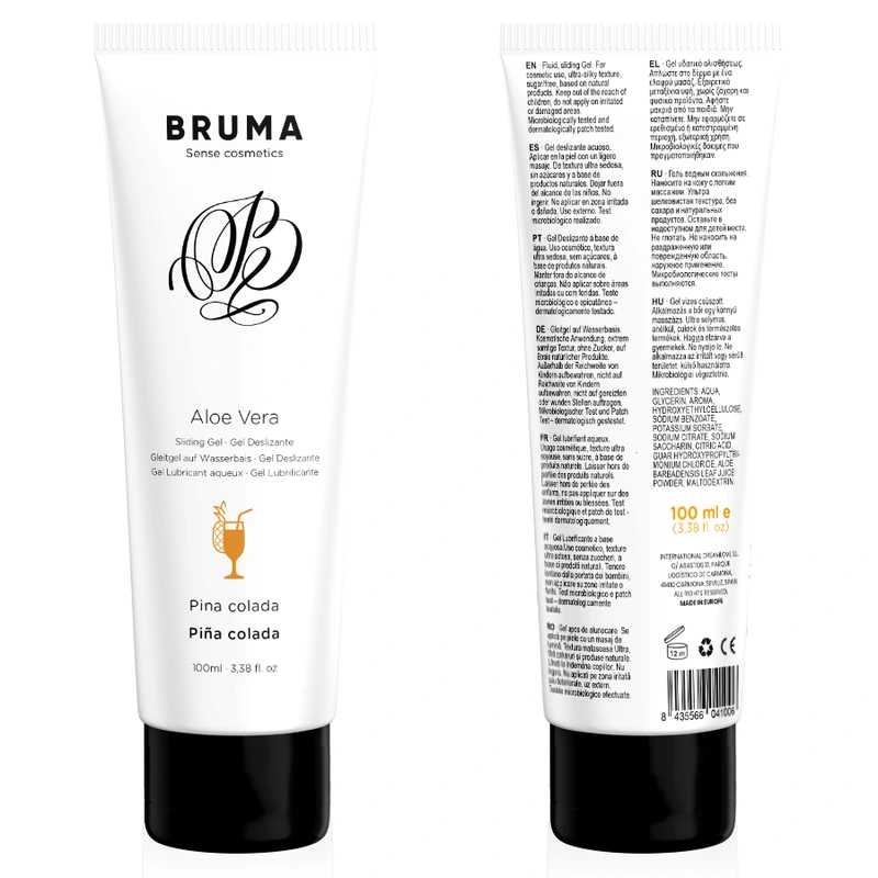Bruma - aloe vera sliding gel pina colada flavor 100 ml