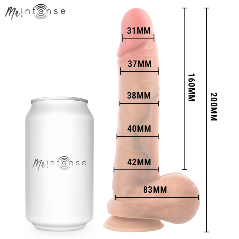 Mr intense - gary m ultra-realistic silicone cock with testicles 20 cm -Ø- 4.2 cm 4