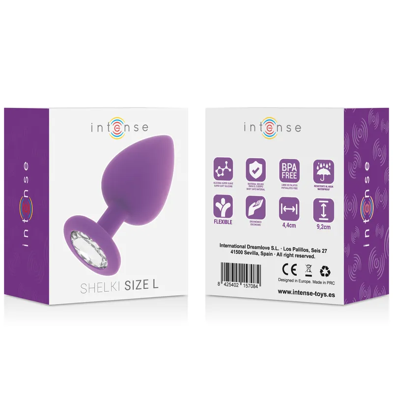 Intense Shelki L Plug Anal Purple 5