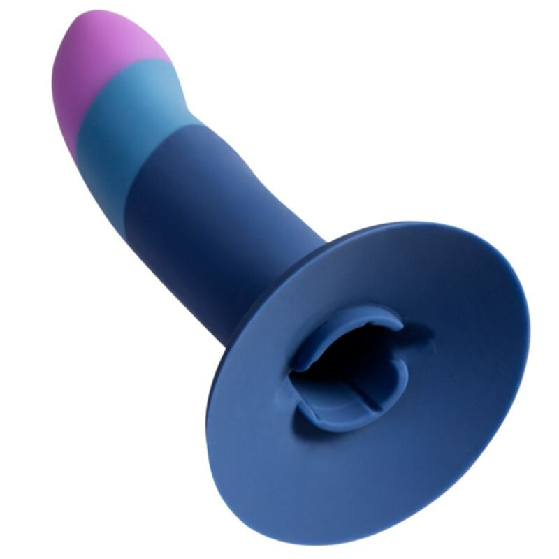 Romp - piccolo silicone dildo with tricolor suction cup 14 cm 1