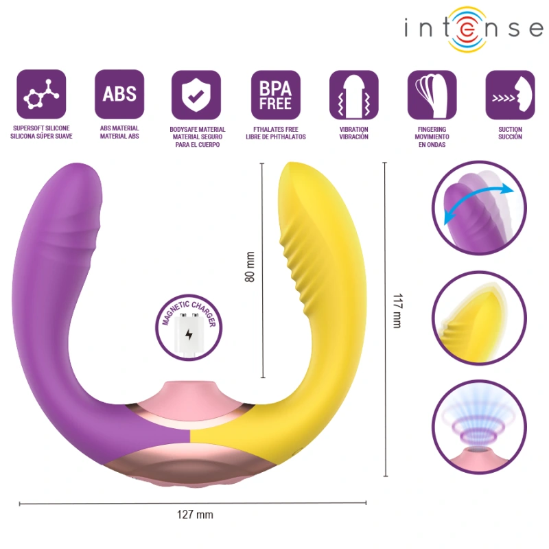 Intense - willow 3-in-1 suction and vibration stimulator 5