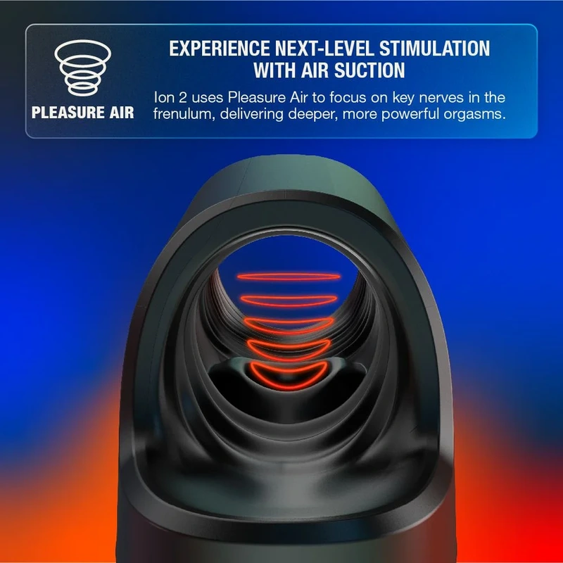 Arcwave - ion 2 male stroker with pulsating airwave stimulation black 2