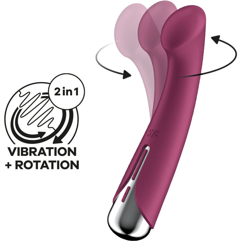 Satisfyer - spinning g-sport 1 rotator vibrator red 3
