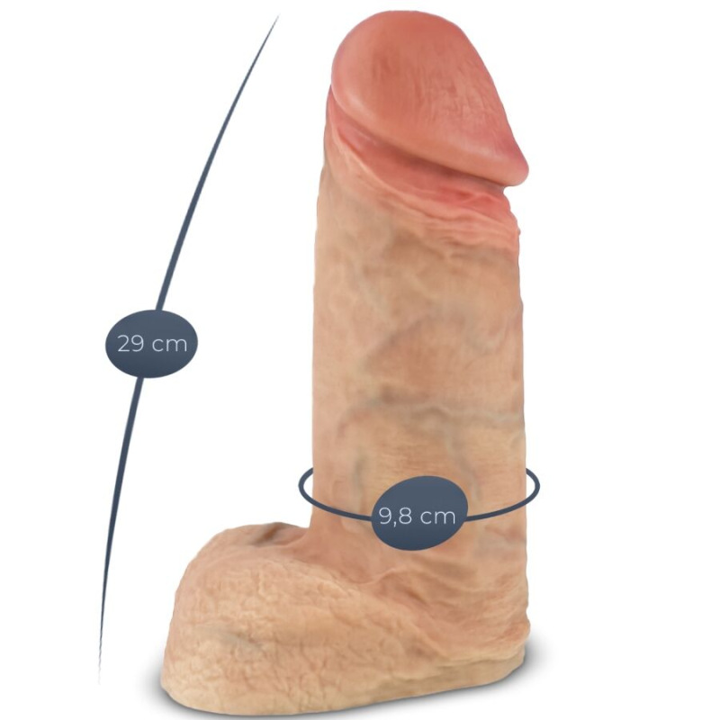 Silexd - model 1 xtreme premium silicone realistic penis 28 cm 4