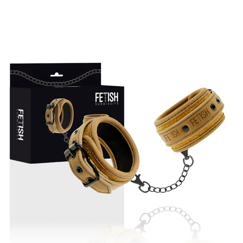 Fetish Submissive Origin Handcuffs Vegan Leather - Putá 7