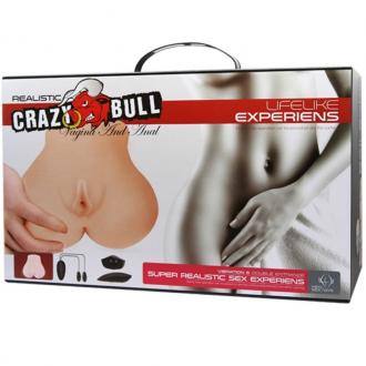 Crazy Bull - Realistic Anus And Vagina With Vibration Postur - Masturbátor Torzo