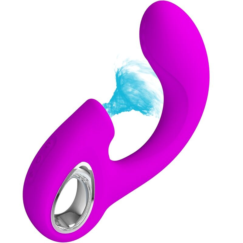 Pretty love - sibel sibel g-spot vibrator + clitoris stimulator 10 vibrations purple 1