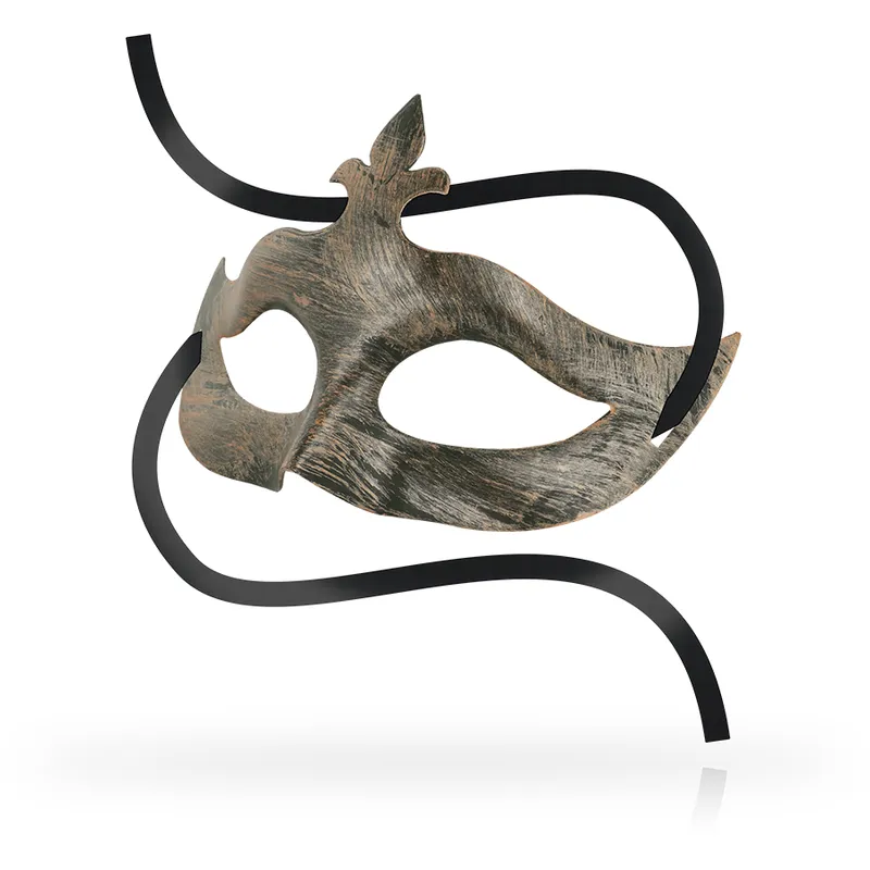Ohmama Masks Fleur De Lis Eyemask - Copper
