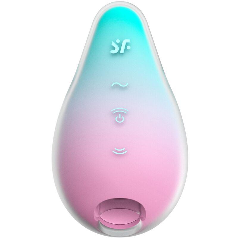 Satisfyer - Mermaid Vibes Stimulator & Vibrator Mint And Pink 1