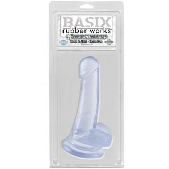 Basix Rubber Works Suction Cup 18 Cm Dong Clear