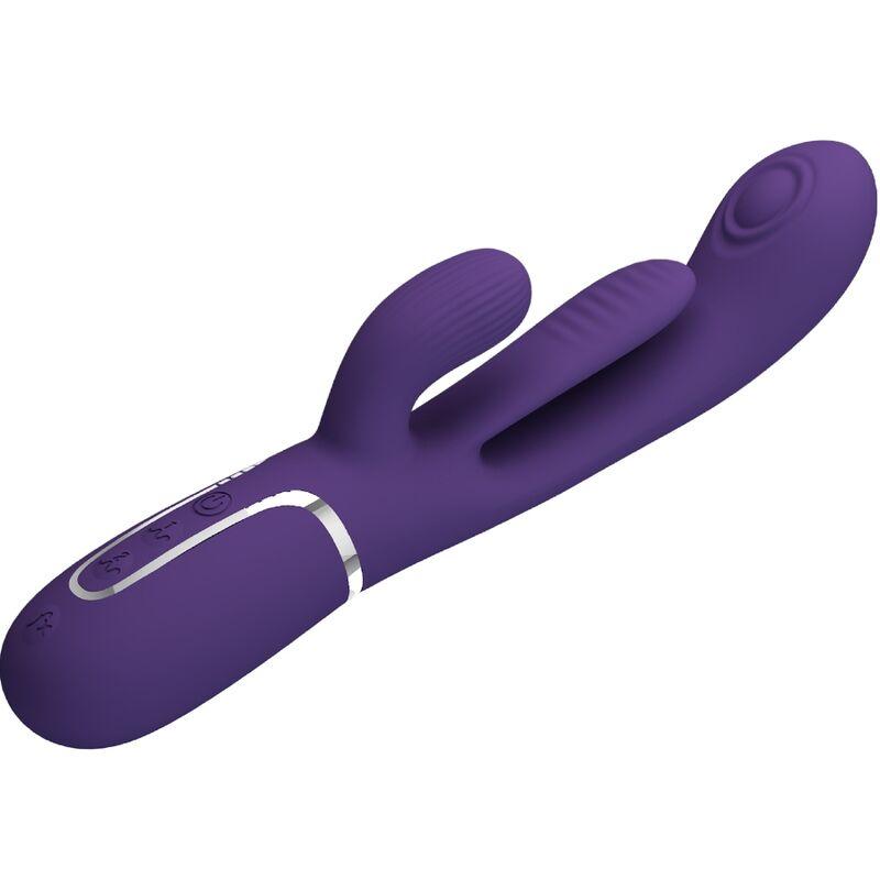 Pretty love - shania triple rabbit vibrator multifunction purple 3