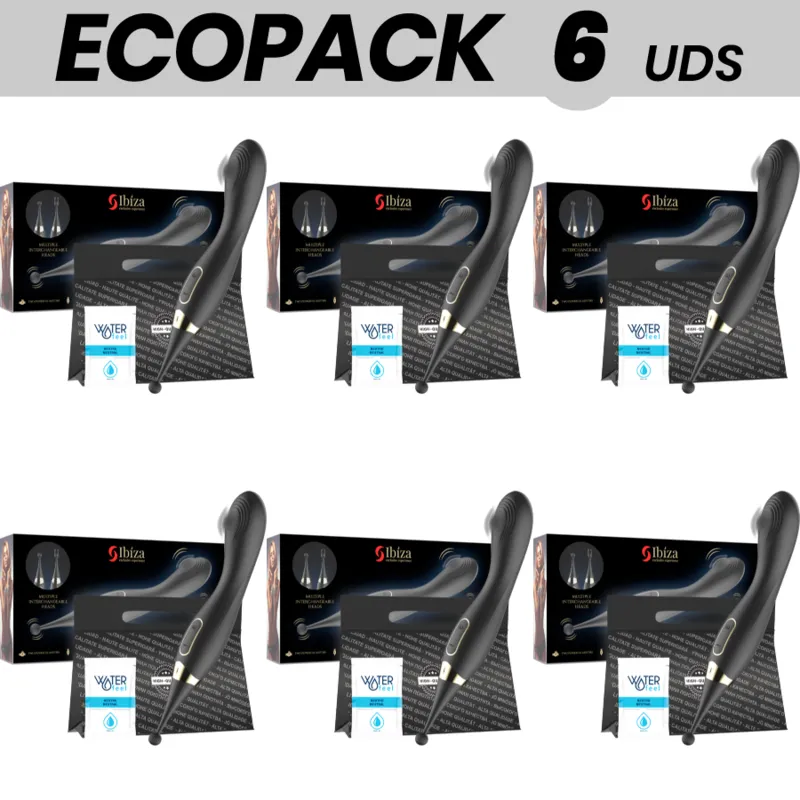Ecopack 6 Units - Ibiza Pulsing G-Spot Clitoral Stimulator