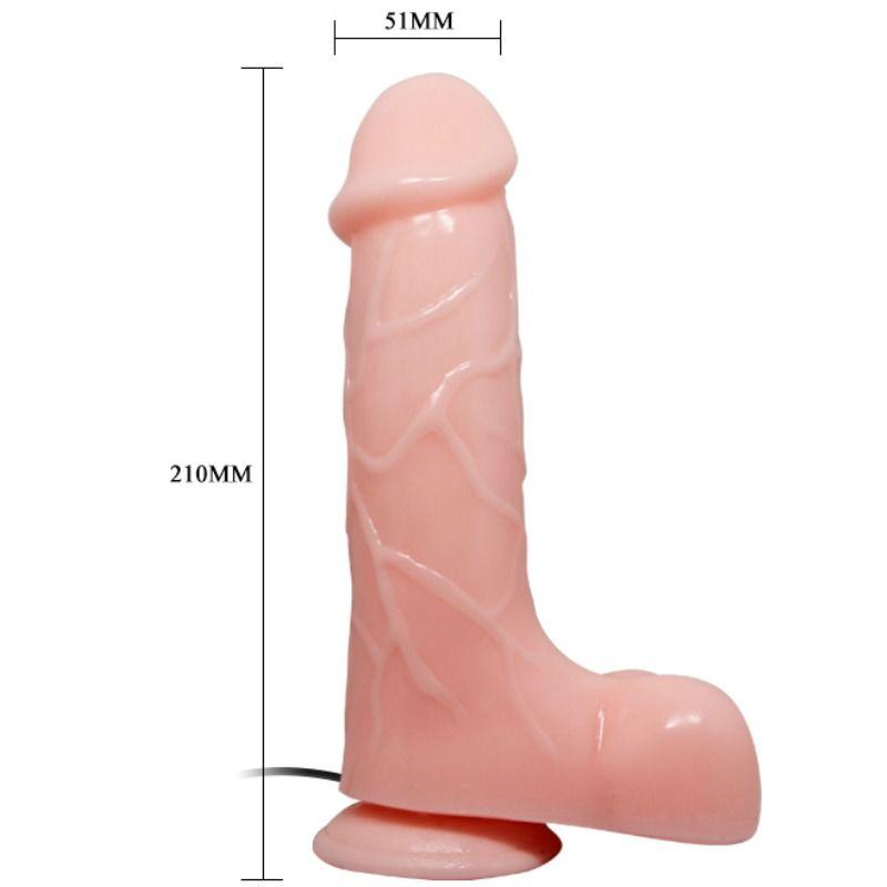 Barbara Realistic Vibrator Flesh 21 Cm 5