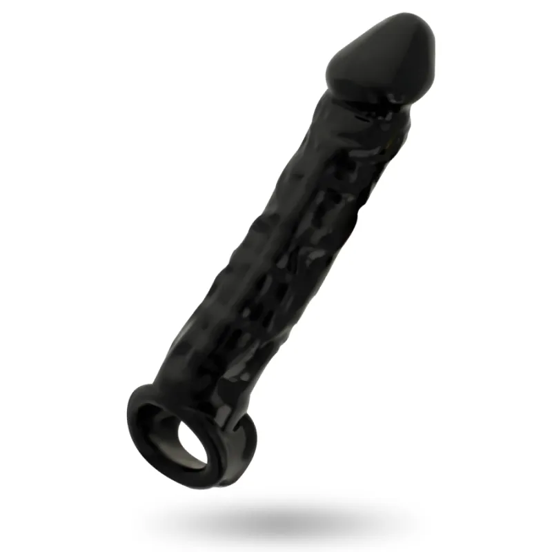 Addicted Toys Dong Extension Black 20cm - Návlek Na Penis