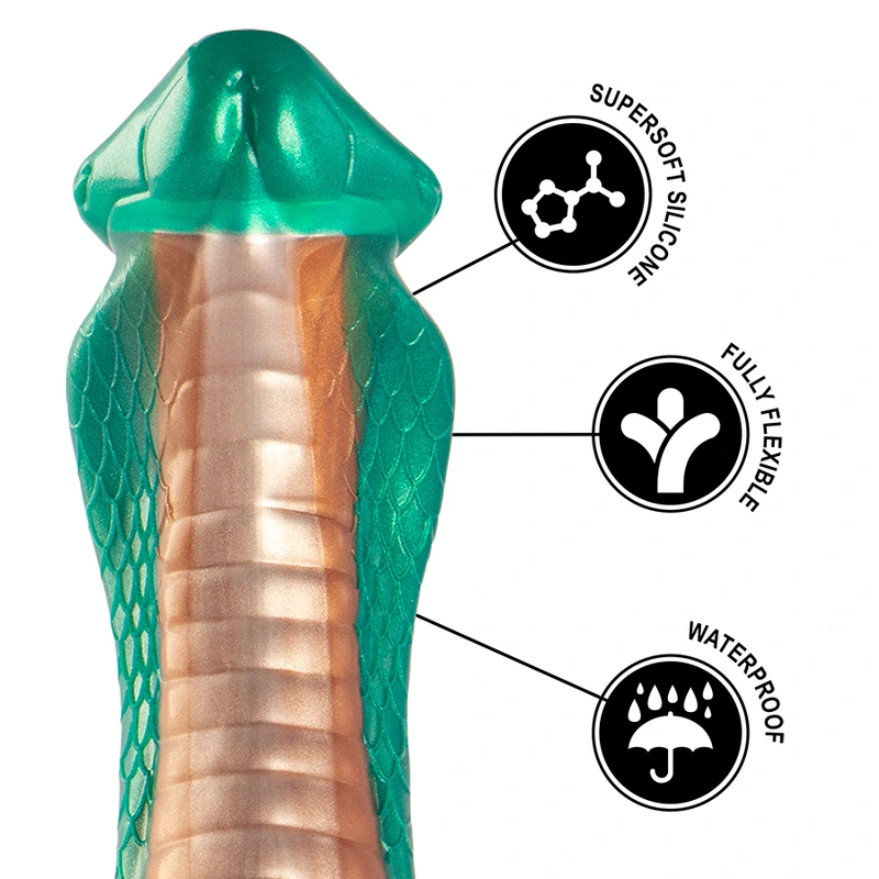 Epic - python dildo cobra green 6